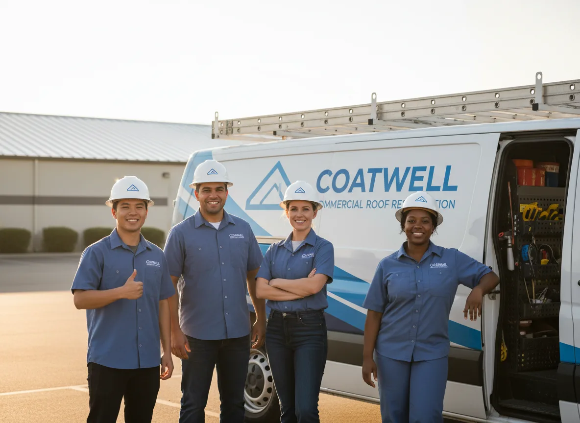Commercial roof coating company in Colp, IL